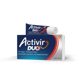 Activir Duo 50 mg/g + 10 mg/g Creme, A-Nr.: 4964077 - 01
